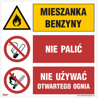 GO004 Uwaga! Teren zagrożony Nieupoważnionym wstęp wzbroniony Wszyscy goście muszą zgłosić się w recepcji - Stopka SAP