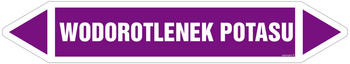 JF512 WODOROTLENEK POTASU - arkusz 5 naklejek