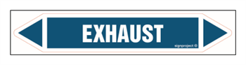 JF149 Exhaust - arkusz 5 naklejek