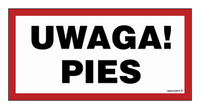 NC113 Uwaga! Pies