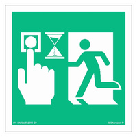 AC090 Przycisk inicjujący odblokowanie przejścia - System w stopniu 1. lub 2. (z opóźnieniem)
