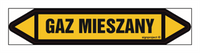 JF184 GAZ MIESZANY - arkusz 5 naklejek