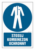 GL020 Stosuj kombinezon ochronny