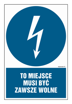 HE013 To miejsce musi być zawsze wolne