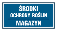 PA555 Środki ochrony roślin Magazyn - arkusz 6 naklejek
