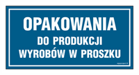 ND023 Opakowania do produkcji wyrobów w proszku