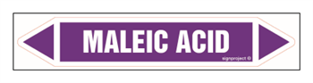 JF263 MALEIC ACID - arkusz 5 naklejek