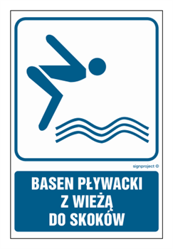 RD006 Basen pływacki z wieżą do skoków