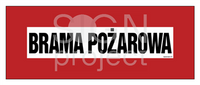 BC106 Brama pożarowa