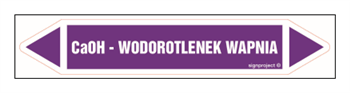 JF111 CaOH - WODOROTLENEK WAPNIA - arkusz 5 naklejek