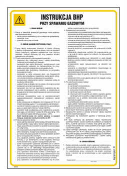 IAC23 Instrukcja BHP przy spawaniu gazowym