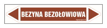 JF040 BEZYNA BEZOŁOWIOWA - arkusz 5 naklejek