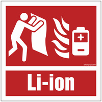 BC151 Koc do gaszenia baterii Li-Ion - arkusz 12 naklejek