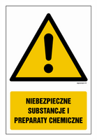 GF041 Niebezpieczne substancje i preparaty chemiczne - arkusz 9 naklejek