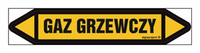 JF183 GAZ GRZEWCZY - arkusz 5 naklejek