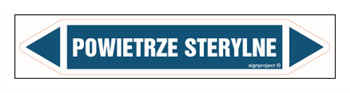 JF346 POWIETRZE STERYLNE - arkusz 5 naklejek