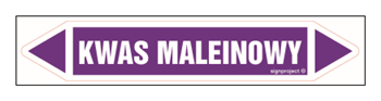 JF245 KWAS MALEINOWY - arkusz 5 naklejek