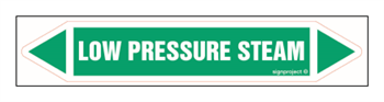 JF258 LOW PRESSURE STEAM - arkusz 5 naklejek