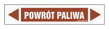 JF349 POWRÓT PALIWA - arkusz 2 naklejek