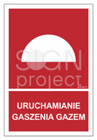 BC062 Uruchamianie gaszenia gazem