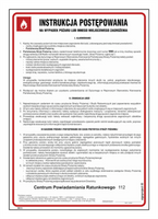 DB015 Instrukcja postępowania na wypadek pożaru lub innego miejscowego zagrożenia