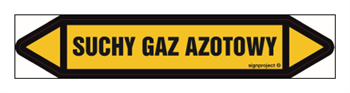 JF439 SUCHY GAZ AZOTOWY - arkusz 5 naklejek