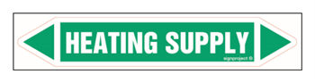 JF200 HEATING SUPPLY - arkusz 5 naklejek