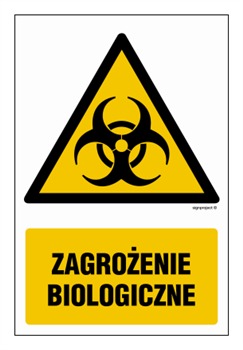 GF037 Zagrożenie biologiczne - opakowanie 10 sztuk