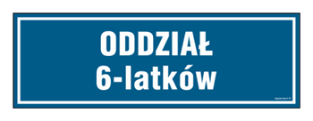 PA186 Oddział 6 latków