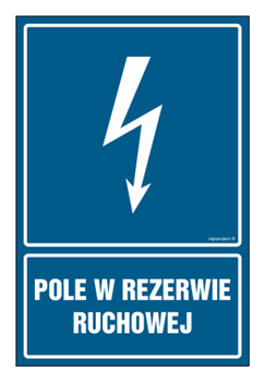 HG044 Pole w rezerwie ruchowej - opakowanie 10 sztuk