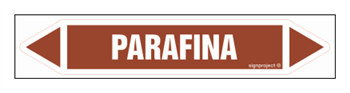 JF315 PARAFINA - arkusz 5 naklejek