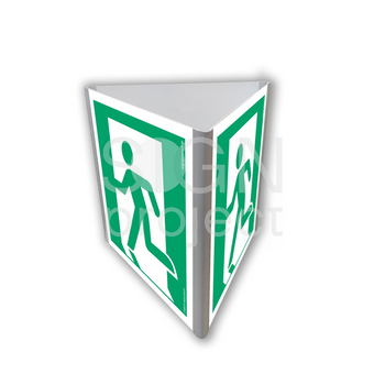 AE801 Wyjście ewakuacyjne lewostronne (3D dościenny)