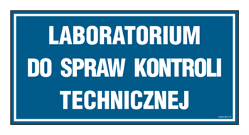 PA520 Laboratorium ds. kontroli technicznej