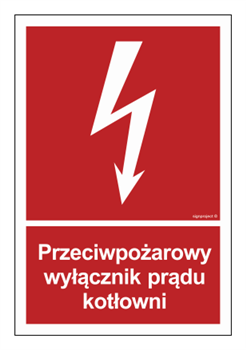 BB024 Przeciwpożarowy wyłącznik prądu kotłowni