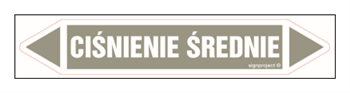 JF083 CIŚNIENIE ŚREDNIE - arkusz 5 naklejek