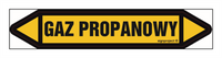 JF188 GAZ PROPANOWY - arkusz 5 naklejek