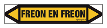 JF167 FREON EN FREON - arkusz 5 naklejek