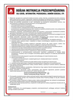 DB023 Ogólna instrukcja przeciwpożarowa dla szkół