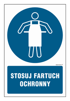 GL048 Stosuj fartuch ochronny