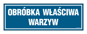 PA256 Obróbka właściwa warzyw