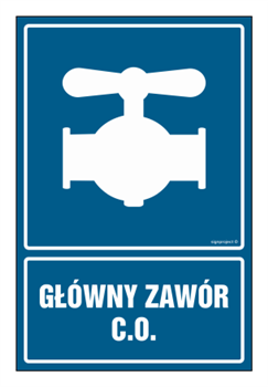 JD007 Główny zawór c.o