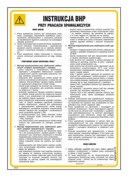IAC33 Ogólna instrukcja BHP przy pracach spawalniczych