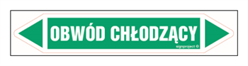 JF287 OBWÓD CHŁODZĄCY - arkusz 5 naklejek