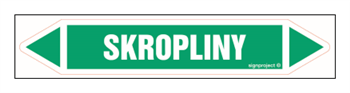 JF416 SKROPLINY - arkusz 5 naklejek