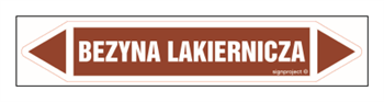 JF041 BEZYNA LAKIERNICZA - arkusz 5 naklejek
