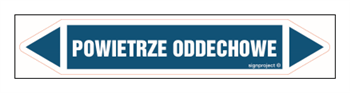 JF340 POWIETRZE ODDECHOWE - arkusz 5 naklejek
