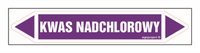 JF247 KWAS NADCHLOROWY - arkusz 5 naklejek