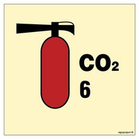FA087 6kg CO 2 fire extinguisher
