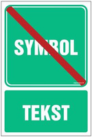 Znak na zamówienie Wzór A-003