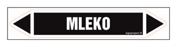 JF275 MLEKO - arkusz 5 naklejek